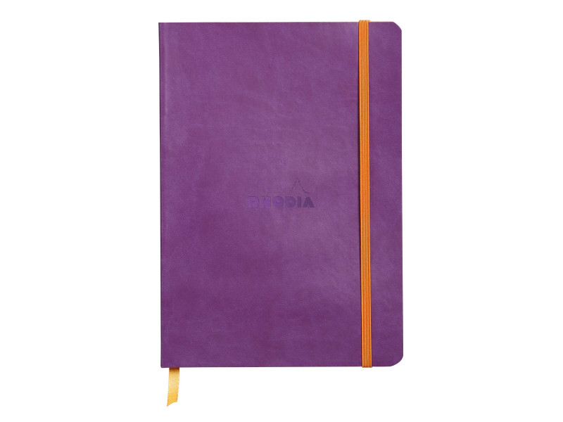RHODIA Carnet souple RHODIARAMA, A5, ligné, violet