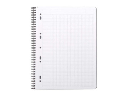 RHODIA Cahier à spirale 'Note Book', A4+, quadrillé 5x5,noir