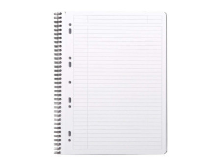 RHODIA Cahier à spirale 'Note Book', A4+, ligné, noir