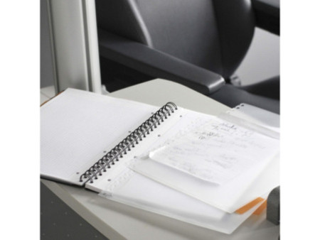 RHODIA Cahier à spirale 'Pro Book', A4+, quadrillé, noir