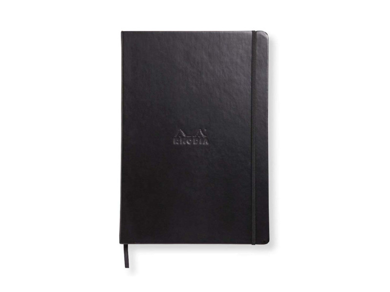 RHODIA Carnet de notes 'Webnotebook', A4, ligné, noir