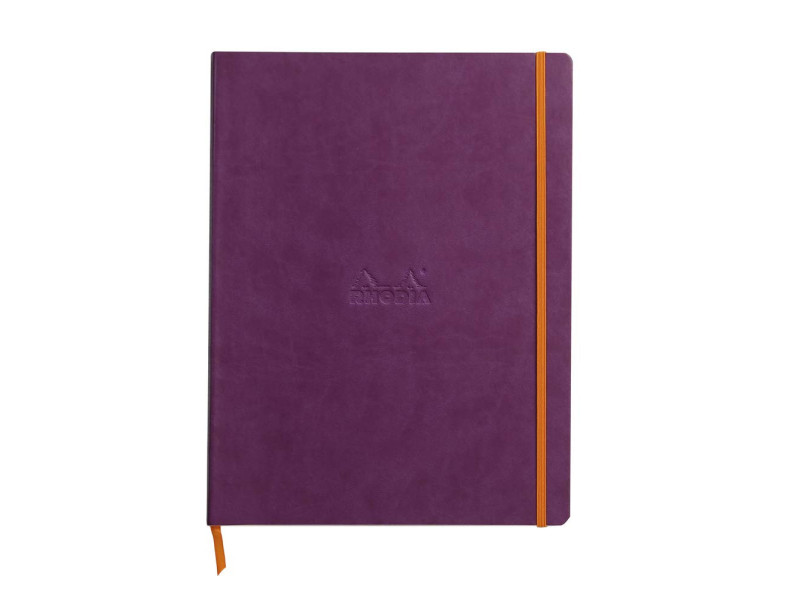 RHODIA Carnet de notes RHODIARAMA, A4+, ligné, violet
