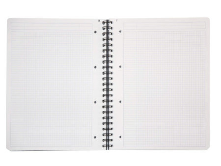 RHODIA Cahier recharge pour EXABOOK, A4+, quadrillé 5x5,noir