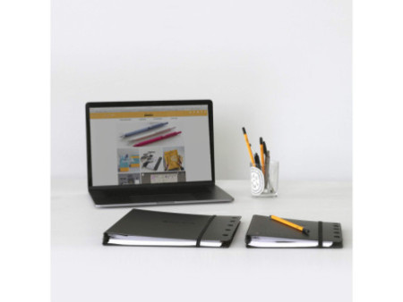 RHODIA Cahier recharge pour EXABOOK, A4+, quadrillé 5x5,noir