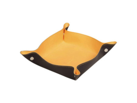 RHODIA Vide-poche réversible, en similicuir, orange