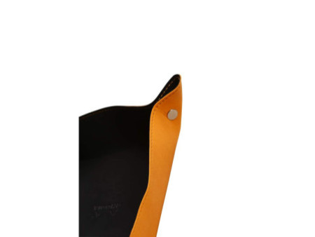RHODIA Vide-poche réversible, en similicuir, orange