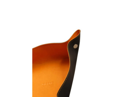 RHODIA Vide-poche réversible, en similicuir, orange