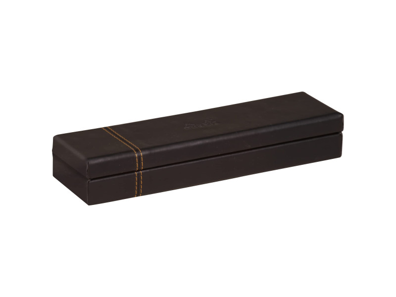 RHODIA Plumier, en similicuir, noir
