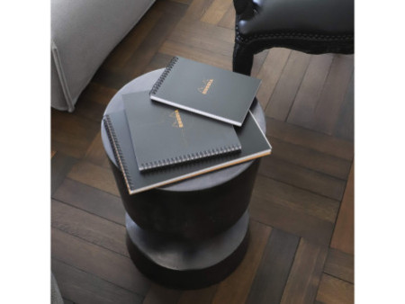 RHODIA Bloc spiralé Notepad, A4, quadrillé 5x5, noir