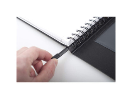 RHODIA Cahier EXABOOK rechargeable, A4+, quadrillé 5x5, noir