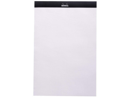 RHODIA Bloc-notes agrafé 'dotPad', A4+, pointillé, noir