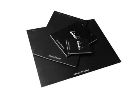 RHODIA Bloc-notes agrafé 'dotPad', A4+, pointillé, noir