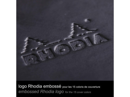 RHODIA Carnet rigide RHODIARAMA, A5, ligné, noir