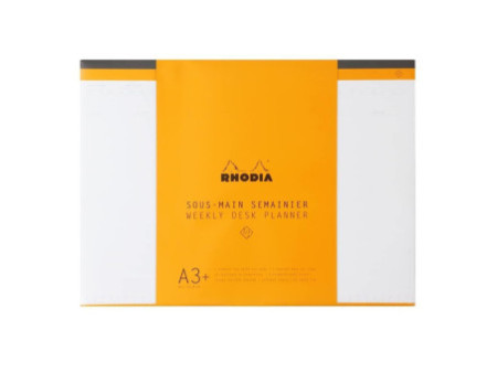 RHODIA Sous-main semainier non daté RHODIATIME, A3+