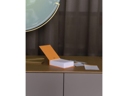 RHODIA Bloc mémo No. 11, 85 x 115 mm, quadrillé, orange