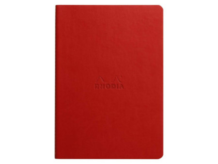 RHODIA Carnet piqûre textile RHODIARAMA, A5, ligné