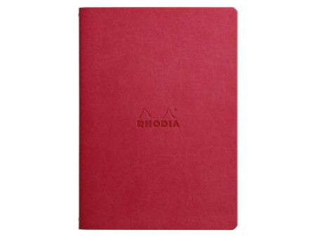 RHODIA Carnet piqûre textile RHODIARAMA, A5, ligné