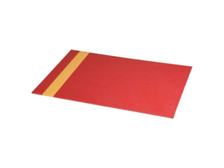 RHODIA Sous-main, en similicuir, coquelicot