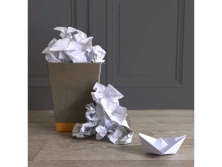 RHODIA Corbeille à papier RHODIARAMA, taupe