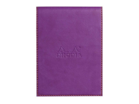 RHODIA Porte-bloc + bloc No. 12, 95 x 130 mm, ligné, violet