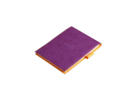 RHODIA Porte-bloc + bloc No. 12, 95 x 130 mm, ligné, violet