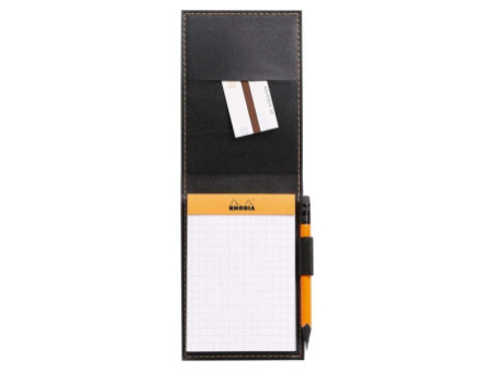 RHODIA Porte-bloc + bloc No. 11, 84 x 115 mm, quadrillé