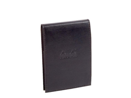 RHODIA Porte-bloc + bloc No. 13, 115 x 158 mm, ligné, noir