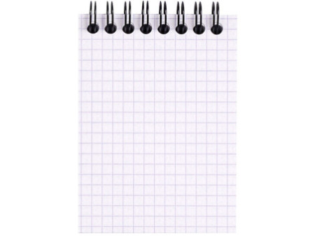 RHODIA Bloc spiralé No. 11, A7, quadrillé 5x5, noir