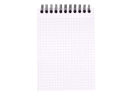 RHODIA Bloc spiralé No. 13, format A6, pointillé dot, noir