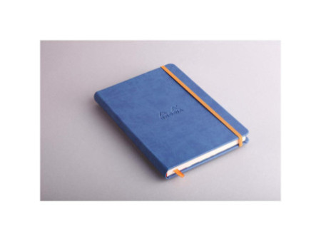 RHODIA Carnet rigide RHODIARAMA, A5, ligné, bleu saphir