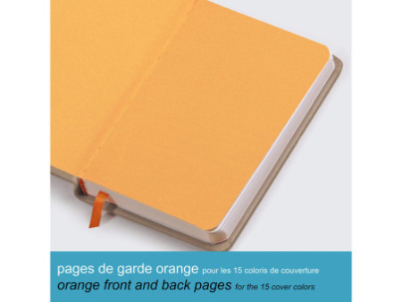 RHODIA Carnet rigide RHODIARAMA, A5, ligné, turquoise