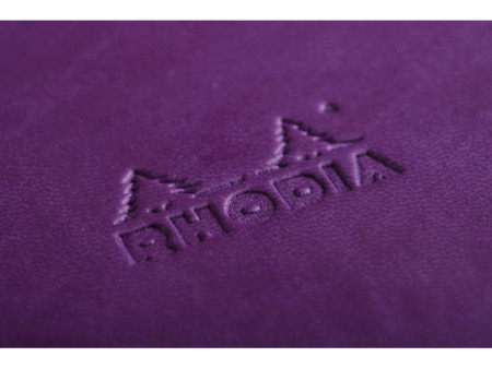 RHODIA Carnet rigide RHODIARAMA, A5, ligné, violet