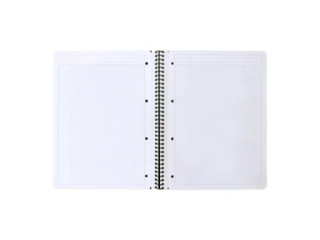 RHODIA Cahier à spirale GREENBOOK, A4+, quadrillé, noir