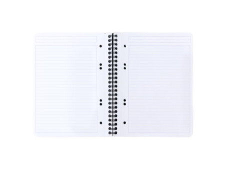 RHODIA Cahier à spirale GREENBOOK, A5+, ligné, noir