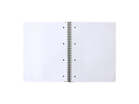 RHODIA Cahier à spirale GREENBOOK, A4+, ligné, noir