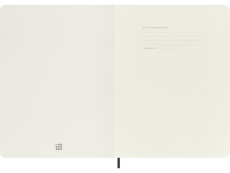 MOLESKINE Carnet souple, XL, uni, noir