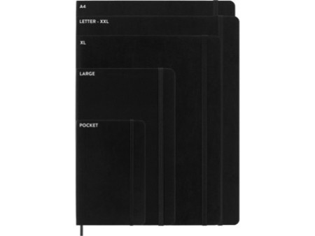 MOLESKINE Carnet souple, XL, uni, noir