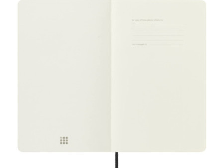 MOLESKINE Carnet souple, L/A5, uni, noir