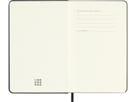 MOLESKINE Carnet rigide, P/A6, uni, noir