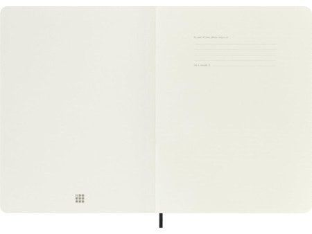 MOLESKINE Carnet souple, XL, ligné, noir