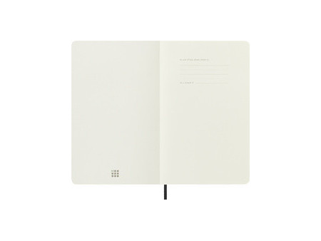 MOLESKINE Carnet souple, L/A5, ligné, noir