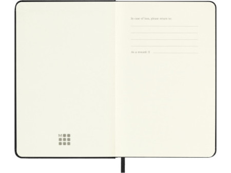 MOLESKINE Carnet rigide, P/A6, ligné, noir