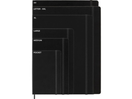 MOLESKINE Cahier, P/A6, ligné, carton, noir