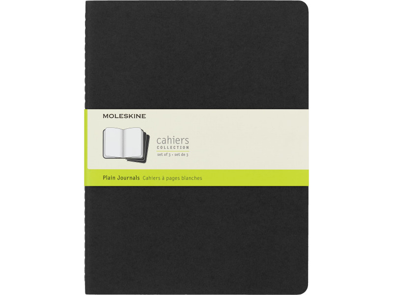 MOLESKINE Cahier, XL, uni, carton, noir