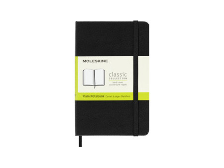 MOLESKINE Carnet rigide, P/A6, quadrillé, noir