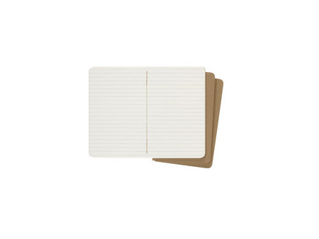 MOLESKINE Cahier, L/A5, ligné, carton, marron