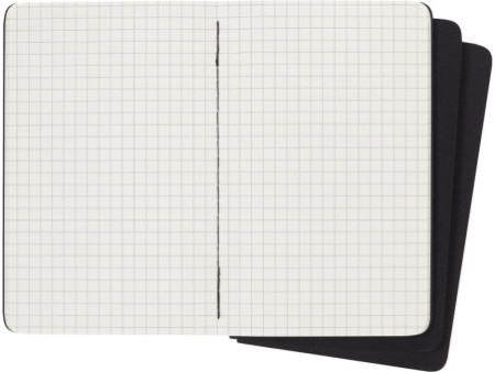 MOLESKINE Cahier, P/A6, quadrillé, carton, noir