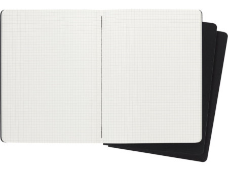 MOLESKINE Cahier, XL, quadrillé, carton, noir