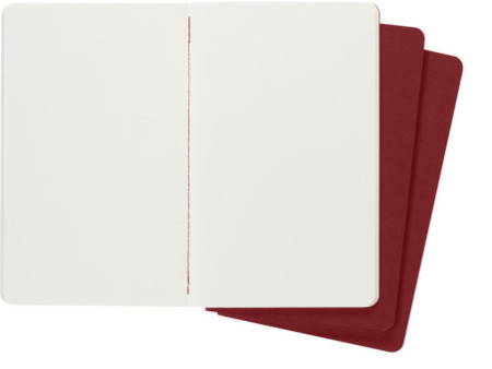 MOLESKINE Cahier, L/A5, uni, carton, rouge