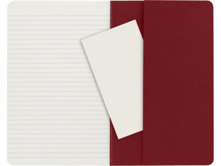 MOLESKINE Cahier, L/A5, ligné, carton, rouge